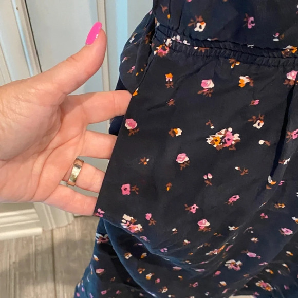 Rebecca Taylor Flutter Sleeve Dress navy Multicolor 16785 - Picture 5 of 9